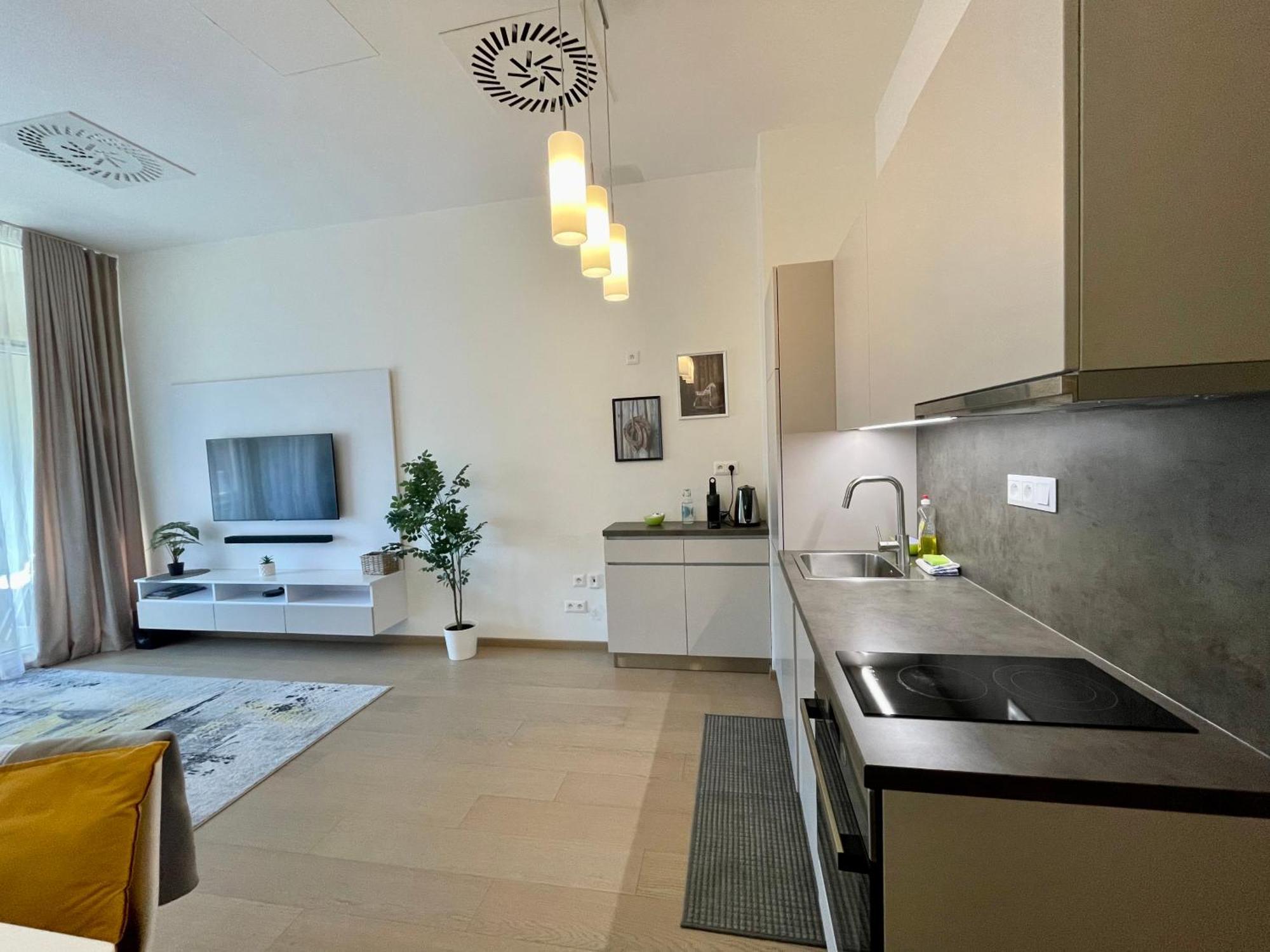 New, Beautiful Apt With Parking In Best Location! 布拉迪斯拉发 外观 照片